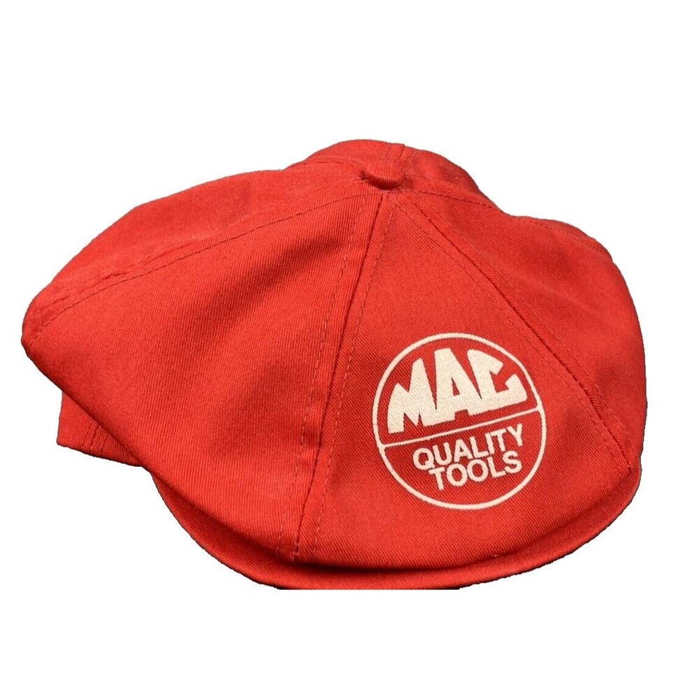VTG 80's MAC Quality Tools Cap Gatsby Newsboy Ivy Driving Snapback Made In USA